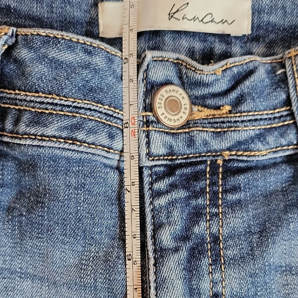 KanCan Mid Rise Skinny Denim Jeans Distressed Cotton Stretch Size 30 - Picture 5 of 11